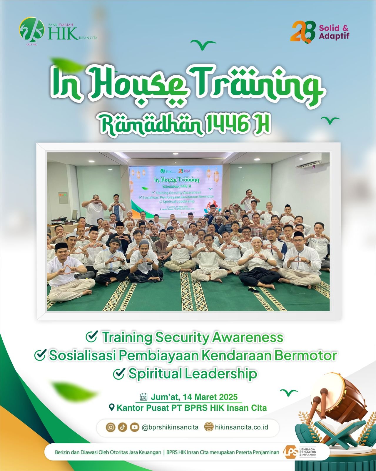 In House Training Ramadhan 1446 H: Meningkatkan Kompetensi dan Spiritualitas