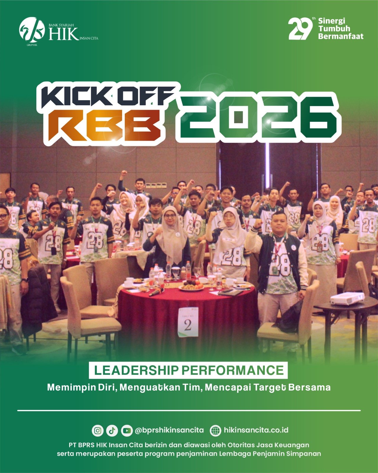 Kick Off RBB 2026 BPRS HIK Insan Cita